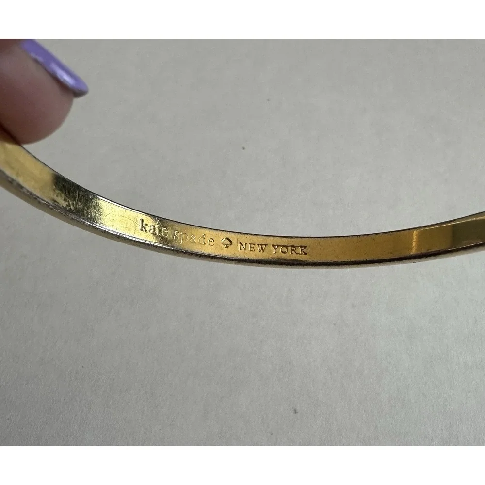 Kate Spade New York Bracelet Bangle Pink Gold "From Me To You" - Picture 15 of 16